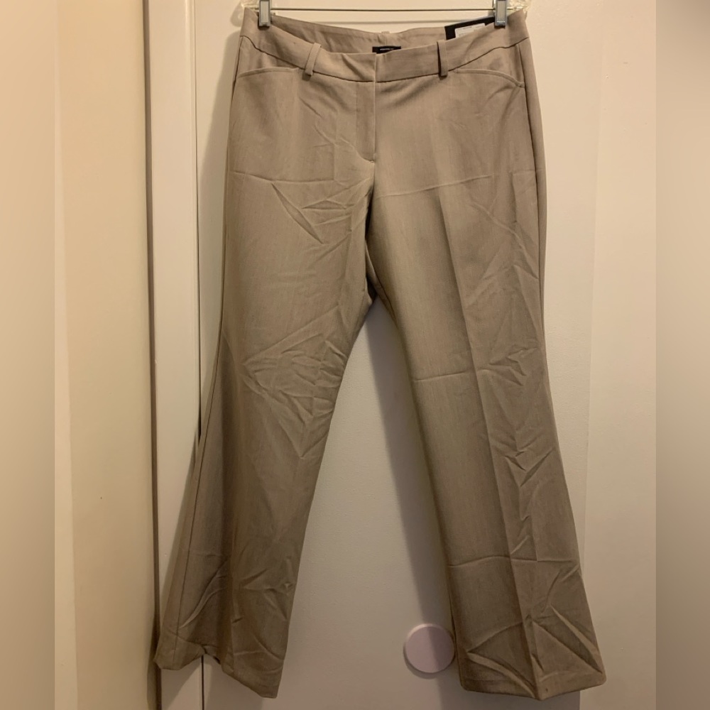 Worthington Petites Women’s Modern Fit Trousers | Rockridge Heather | 12P | NWT